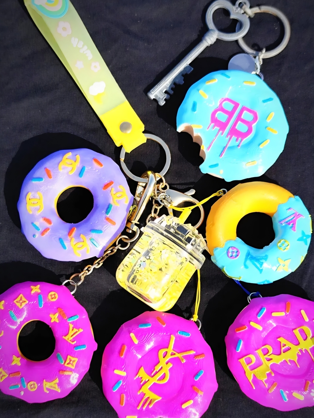 Buy 3 GET 2 FREE DONUT- KEY CHAIN 3D PRINTING